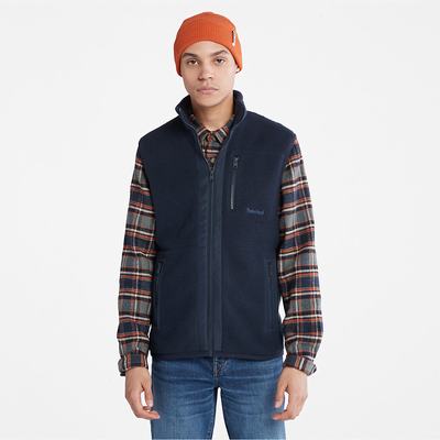 Vesty Timberland High-Pile Fleece Panske Námornícka Modrá | UQ7325946