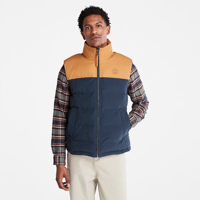 Vesty Timberland Welch Mountain Puffer Panske Námornícka Modrá | XR5064197