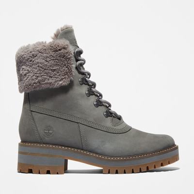 Zimne Topanky Timberland Courmayeur Valley 6-Inch Waterproof Faux-Fur Damske Siva | CA4361059